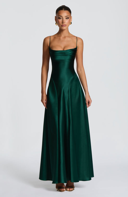 Adelina Maxi Dress - Emerald